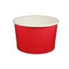 20 oz Solid Red Cold/Hot Paper Food Container - 600/Case