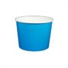 16 oz Solid Blue Cold/Hot Paper Food Container - 1000/Case