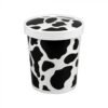 32 oz Dairy Print Paper Ice Cream Container with Paper Lid Combo - 1 case (250 set)