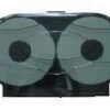 WC/TG Jumbo Roll Dispenser, Double Capacity, Black - 1 case (1 piece)