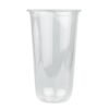 24 oz Clear Round Bottom PP Plastic Cup (95mm Rim) Style 2 - 1000/Case