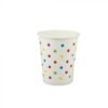 8 oz Polka Dot Rainbow Paper Drinking Cup - 1 case (1000 piece)
