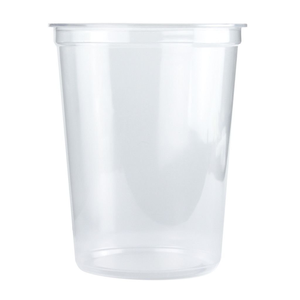 64 OZ PLASTIC FOOD CONTAINER WITH LID(SOUP CUP)- 120SETS/CTN