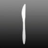 Medium Weight White Plastic Knife - 1 case (1000 piece)