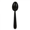 Black Heavyweight Spoon Individually Wrapped - PP, 6.3" - 1000/Case