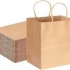 Duro Bag #60 Recycled Paper Handle Bag, Kraft, 250 ct