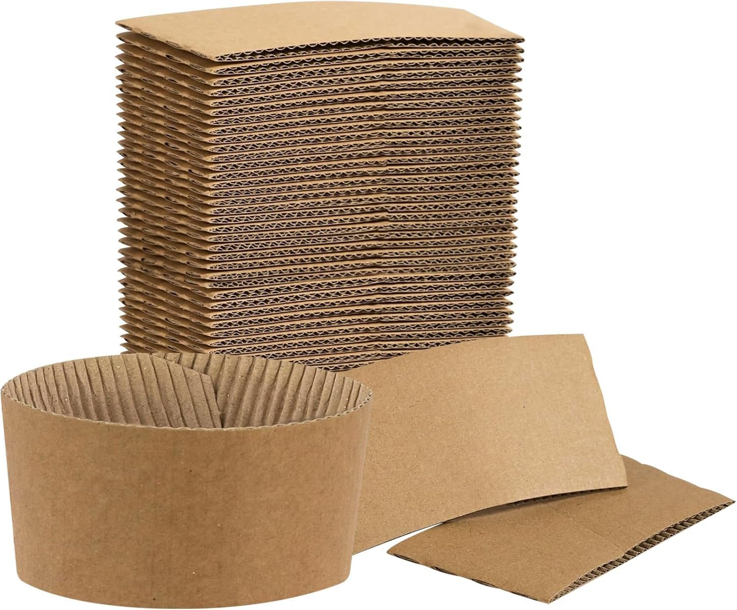 10-24 oz Kraft Paper Cup Sleeve 1000/case