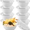 150 Sets 36OZ Disposable Plastic Bowls with Lids for Soup and Salad, Reusable Round To Go Food Storage Container, BPA Free, Microwave/Dishwasher/Freezer Safe