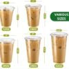 32 oz Clear PET Plastic Cold Cup (107mm) - 1 case (500 piece)