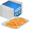Clear PET Plastic Meat Tray 9 1/4" X 7 1/5" X 3/5", 400PCS, Suitable for Supermarkets & Food Service