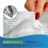 500 Sheets Aluminum Foil Sheets,9"x10.75" Convenient Dispenser, Pre-cut For Toasting, Baking, Grilling, Roasting,