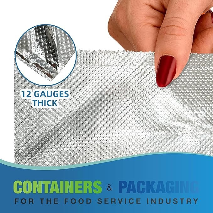 500 Sheets Aluminum Foil Sheets,9"x10.75" Convenient Dispenser, Pre-cut For Toasting, Baking, Grilling, Roasting,