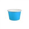 8 oz Solid Blue Cold/Hot Paper Food Container - 1 case (1000 piece)