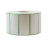 4" X 2" Green Framed Thermal Label, 3000/Roll - 1 case (4 roll)