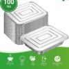 LIDS FOR HALF SIZE ALUMIUM PANS 1 case (100 piece)