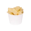20 oz Cold/Hot Paper Food Container Solid White- 600/Case