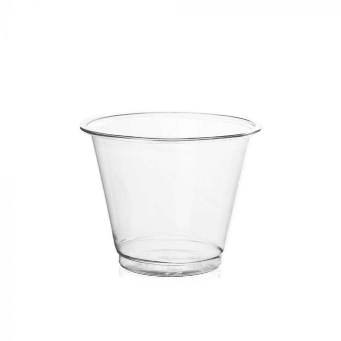 8 oz Clear PET Plastic Cold Cup (78mm) - 1 case (1000 piece)