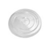 Clear Flat Lid with X-Slot for 12-24 oz PET Cup (98 mm) - 1000/case
