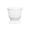 8 oz Clear PET Plastic Sundae Cup (92mm) - 1 case (1000 piece)
