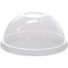 12-24 oz Clear Plastic Dome Lid With No Hole For PET Cups (98mm) - 1 case (1000 piece)