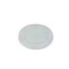 32 oz Clear Plastic Flat Lid With X-Slot For PET Plastic Cups (107mm) - 1 case (600 piece)