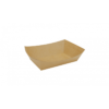 KR 2 lb (5.7"x4"x1.6") Brown Food Tray - 1000/cs (4/250)