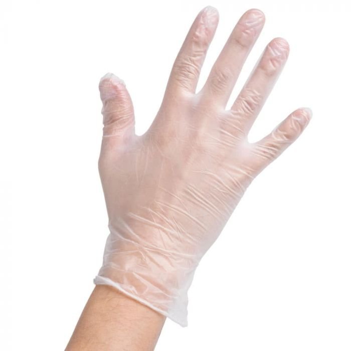 Powder-Free Vinyl Gloves, Extra-Large - 1 case (1000 piece)