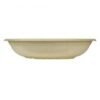 24oz 8" Natural/Tan Compostable Sugarcane Bagasse Round Bowl- 300/Case