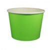 32 oz Solid Lime Green Cold/Hot Paper Food Container - 600/Case