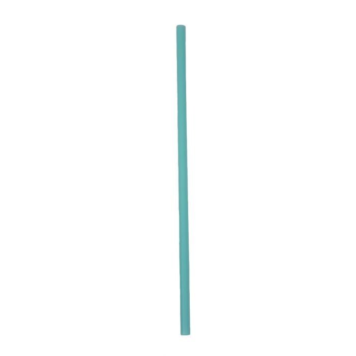 10.25" Giant (8mm) Light Blue Film-Wrapped Plastic Straw - 1 case (2000 piece)